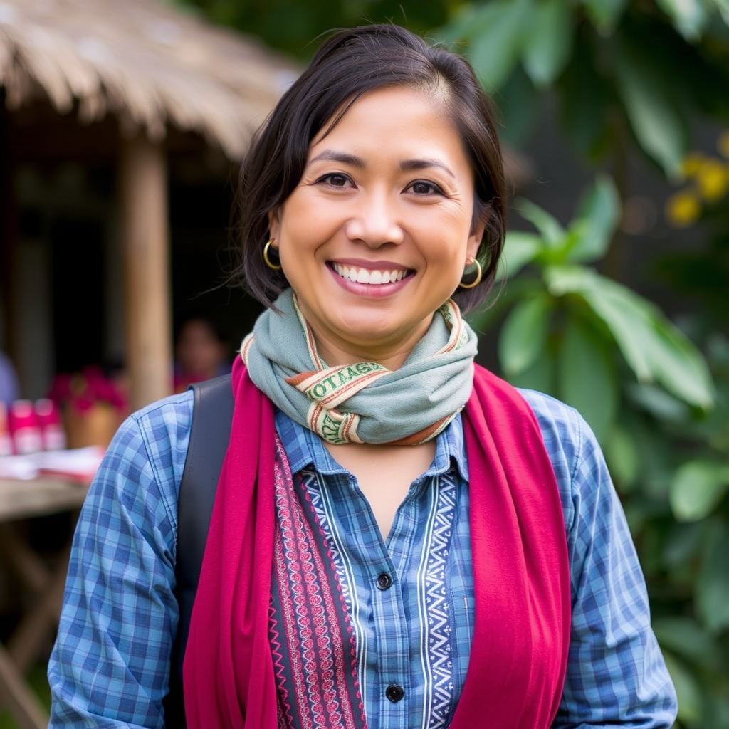 Professional headshot of Baityshum events coordinator organizing cultural experiences
